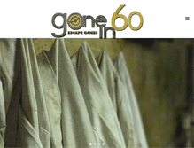 Tablet Screenshot of gonein60.com